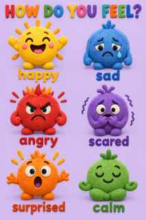 Felt Creatures Feelings Chart-এর প্রিভিউ