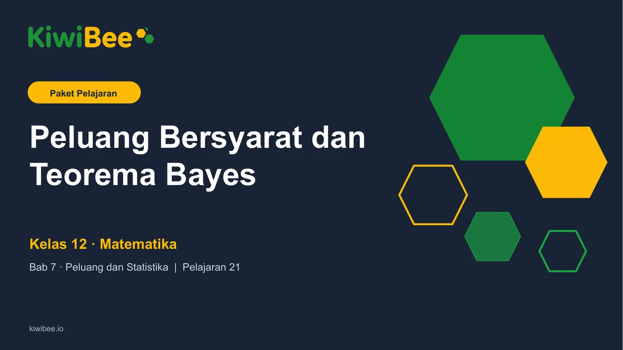 Peluang Bersyarat dan Teorema Bayes