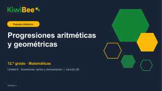 Progresiones aritméticas y geométricas