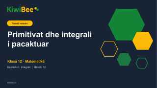 Primitivat dhe integrali i pacaktuar