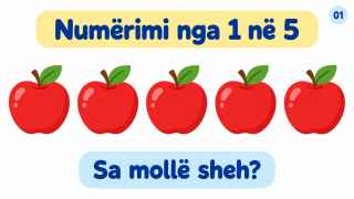 Numërimi nga 1 në 5