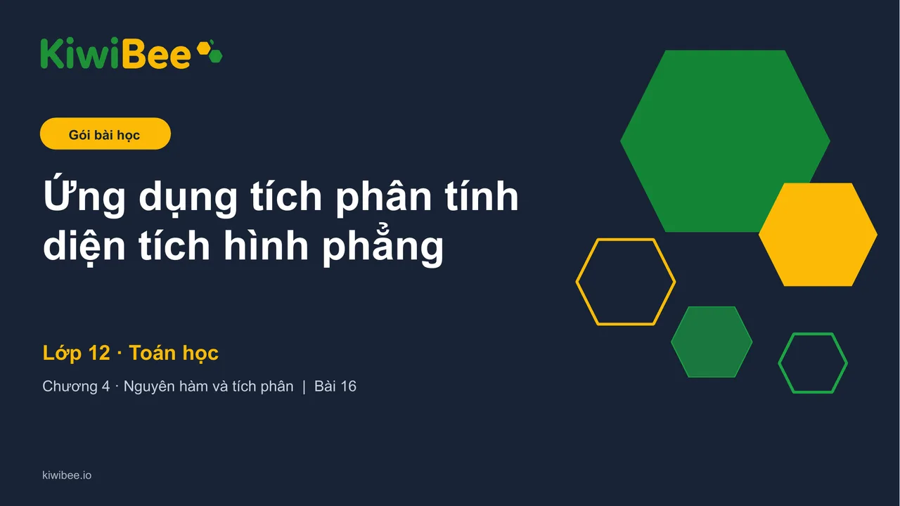 Ứng dụng tích phân tính diện tích hình phẳng