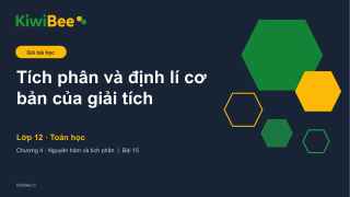 Tích phân và định lí cơ bản của giải tích
