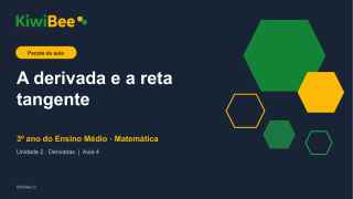 A derivada e a reta tangente