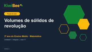 Volumes de sólidos de revolução