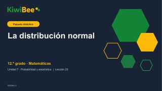 La distribución normal