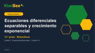 Ecuaciones diferenciales separables y crecimiento exponencial