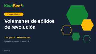 Volúmenes de sólidos de revolución