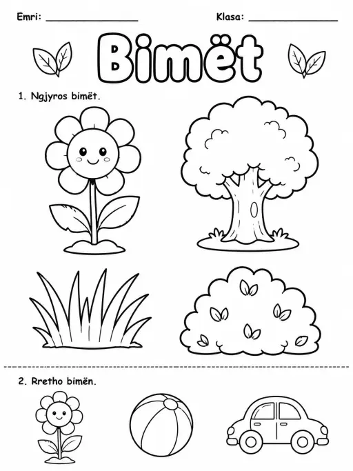 Bimët - Pako fletësh pune