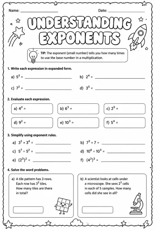 Understanding exponents