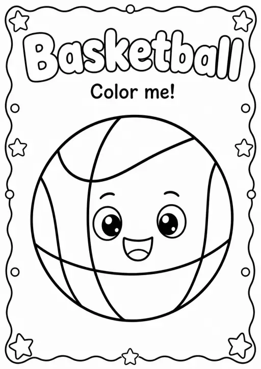 Basketball Coloring Pages