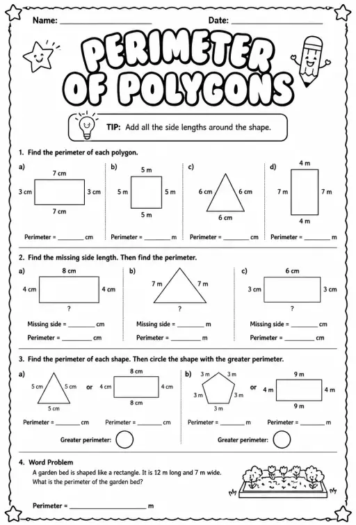 Perimeter of polygons