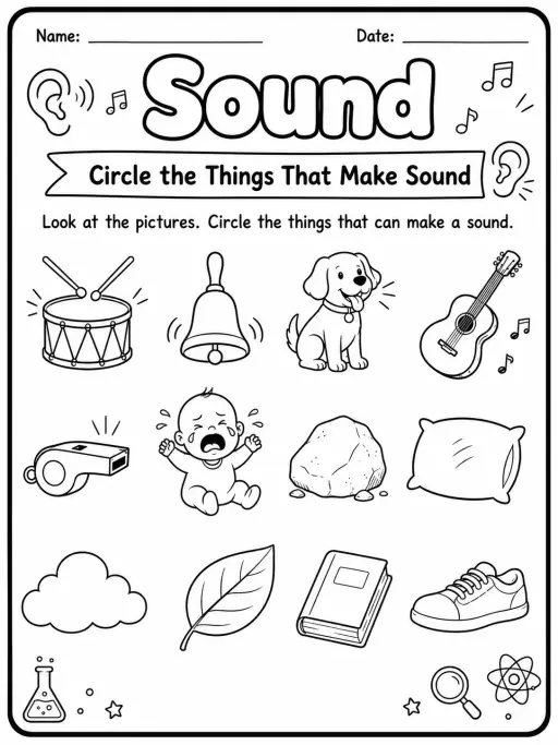 Sound Loud or Soft? Worksheet Pack