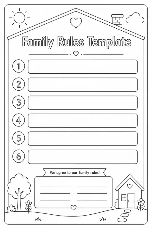 Family Rules Template