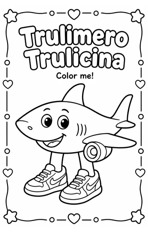 Trulimero Trulicina Coloring Pages