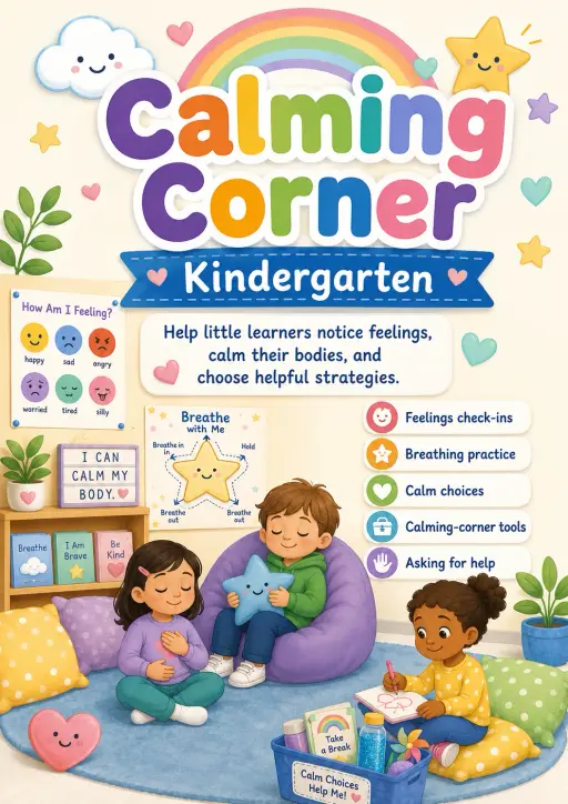 Calming Corner Worksheet Pack