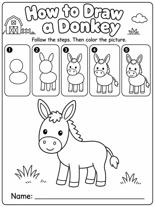 How to Draw a Donkey