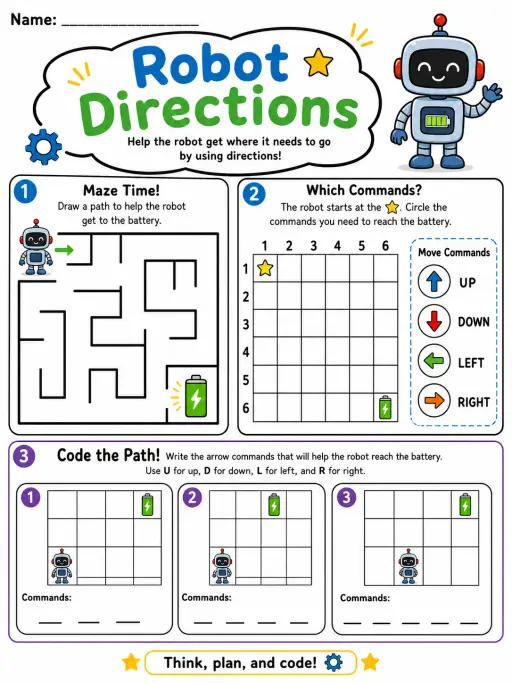 Robot Directions
