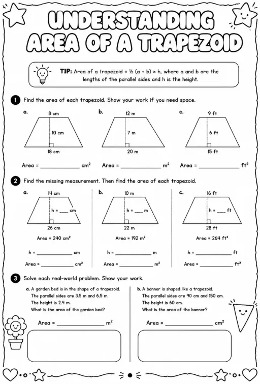 Understanding area of a trapezoid