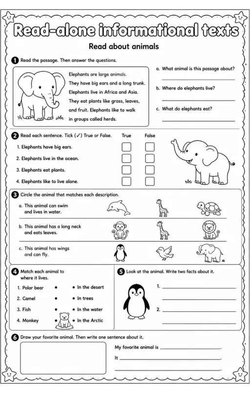 Read about animals