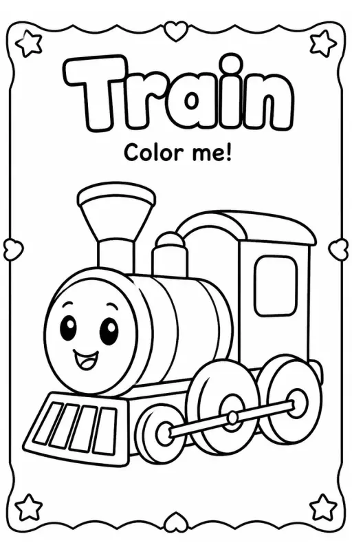 Train Coloring Pages