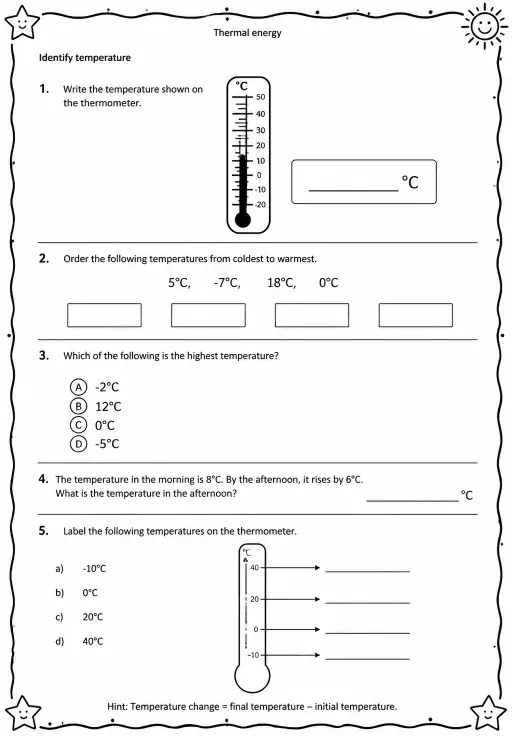 Identify temperature