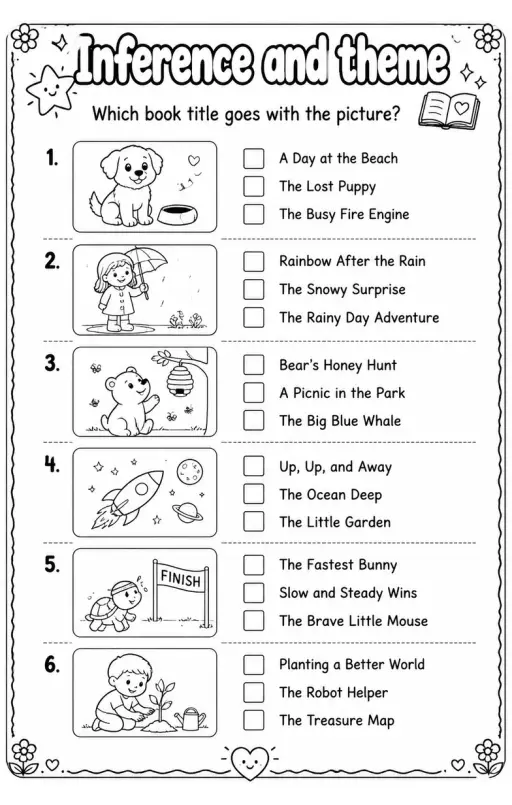 Which book title goes with the picture?