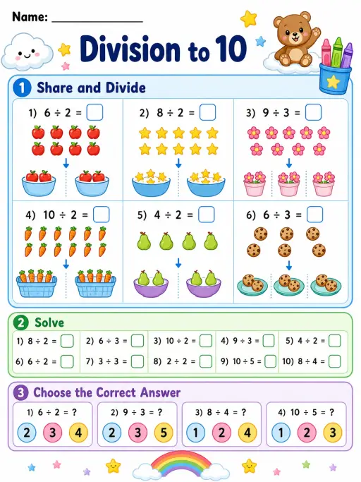 Division to 10