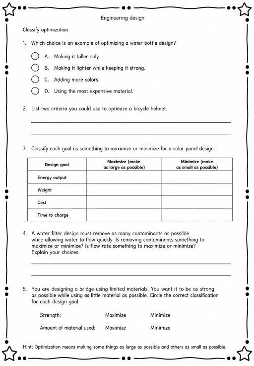 Classify optimization