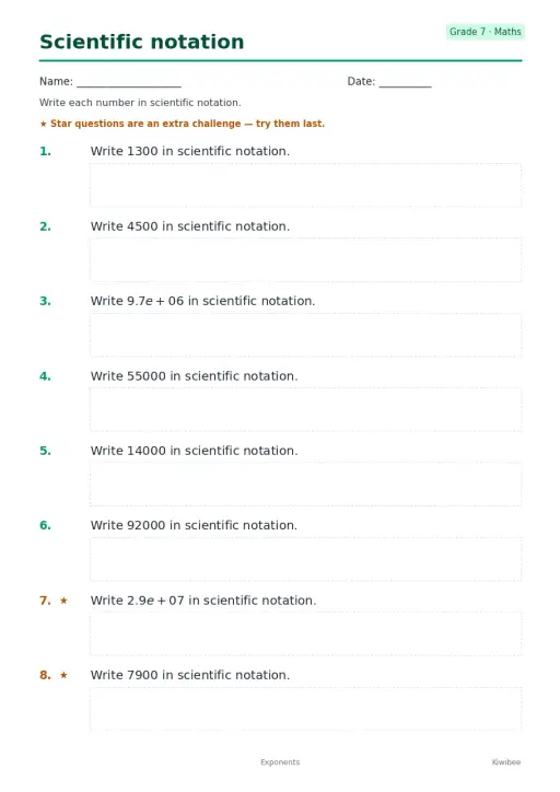 Scientific notation