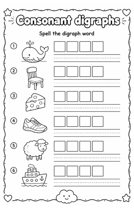 Spell the digraph word