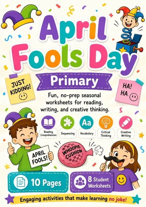 April Fools Day Worksheet Pack