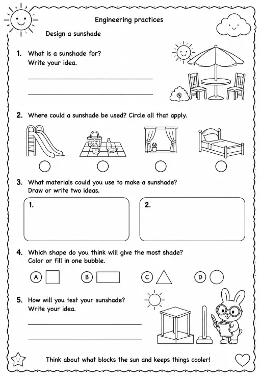 Design a sunshade