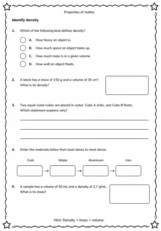 Identify density