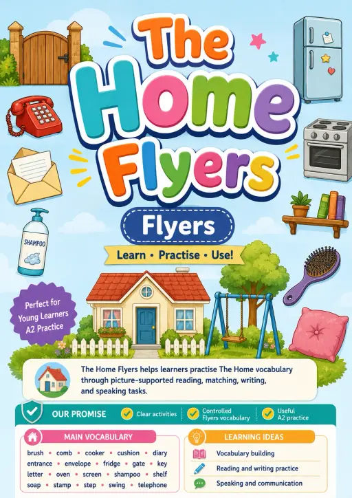 The Home Flyers Vocabulary Worksheet Pack