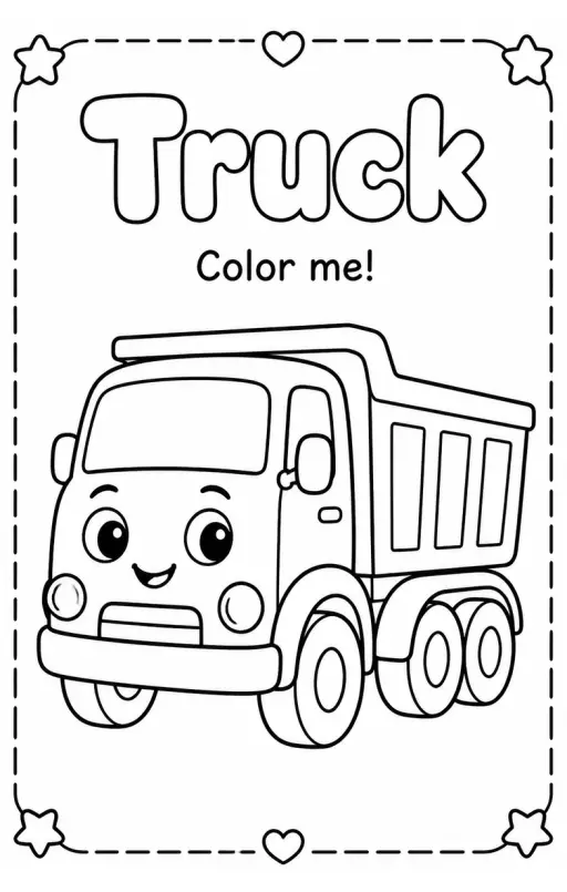 Truck Coloring Pages