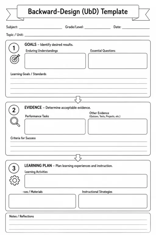 Backward-Design (UbD) Template