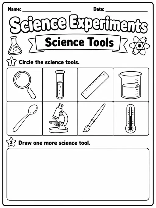 Science Experiments Worksheet Pack - Set 2