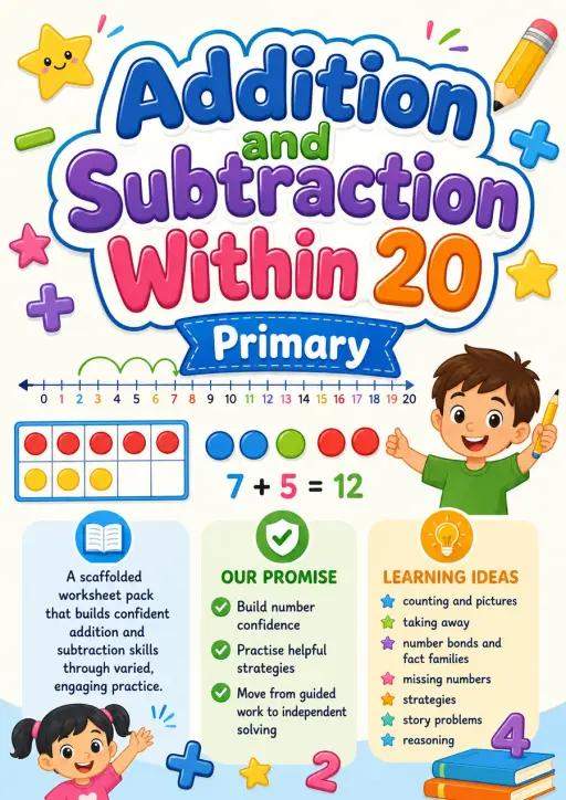 Addition and Subtraction Within 20