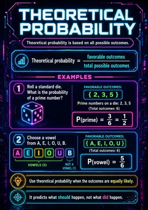 Theoretical Probability Infographic