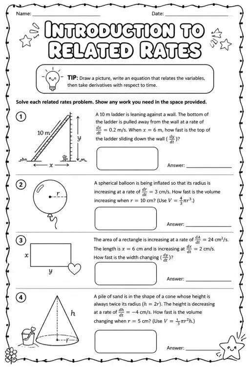 Introduction to related rates
