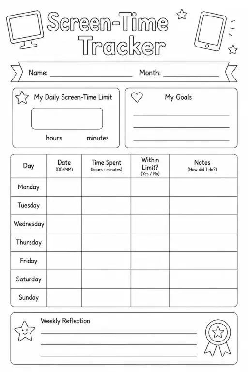Screen-Time Tracker