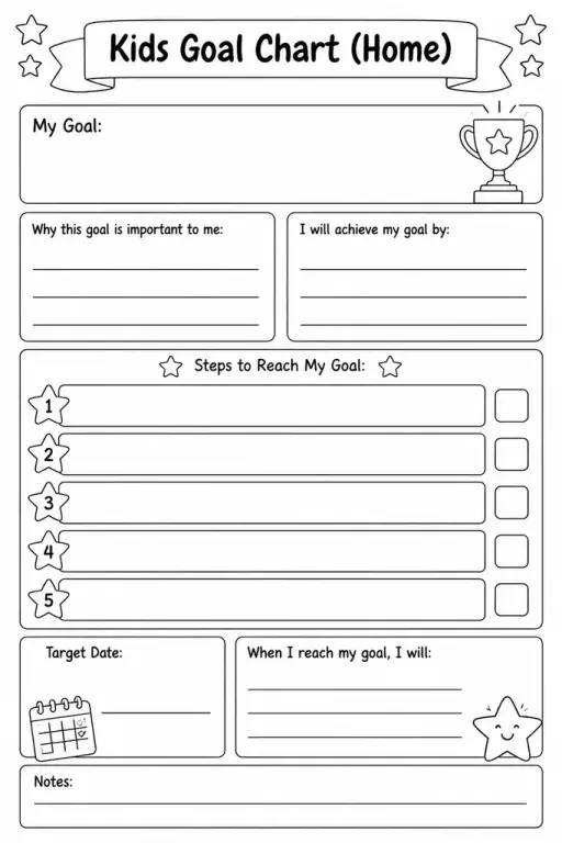 Kids Goal Chart (Home)