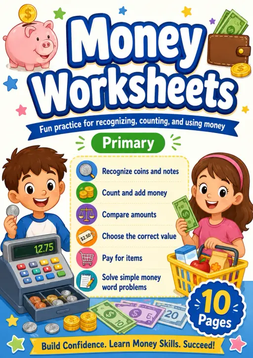 Money Worksheets Worksheet Pack