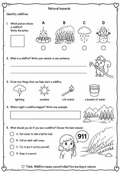 Identify wildfires