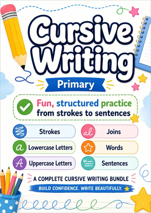 Cursive Writing Worksheet Pack