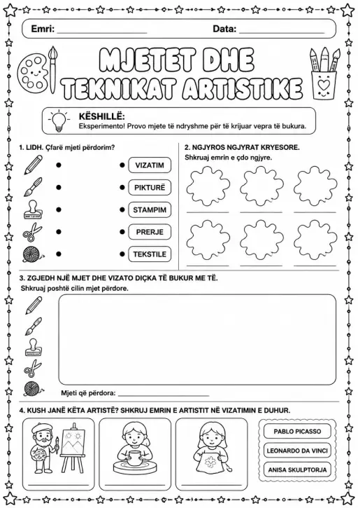 Mjetet dhe teknikat artistike