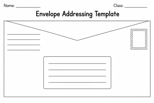 Envelope Addressing Template