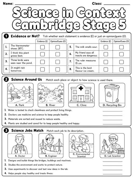 Science in Context Cambridge Stage 5