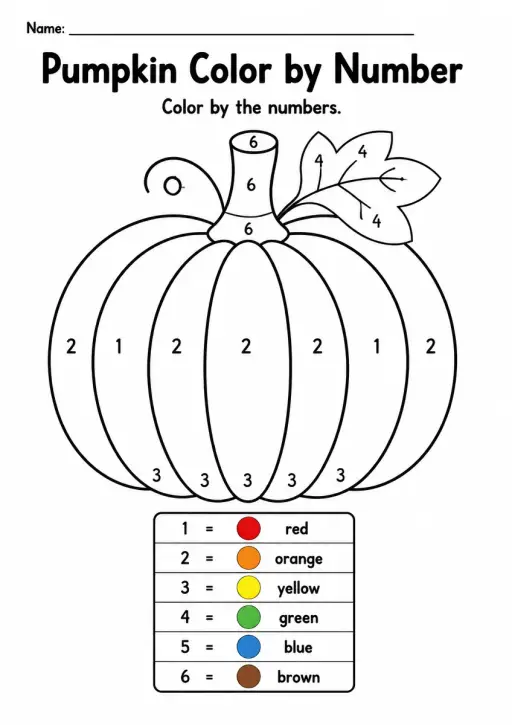 Seasonal Color By Number Pack 2